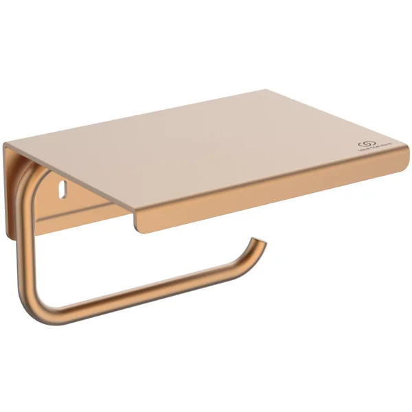 Ideal Standard Alu+ Papierrollenhalter Bronze - Wandhängend, 100% recyceltes Aluminium, einfache Montage Ideal Standard Alu+ Papierrollenhalter Bronze - Wandhängend, 100% recyceltes Aluminium, einfache Montage