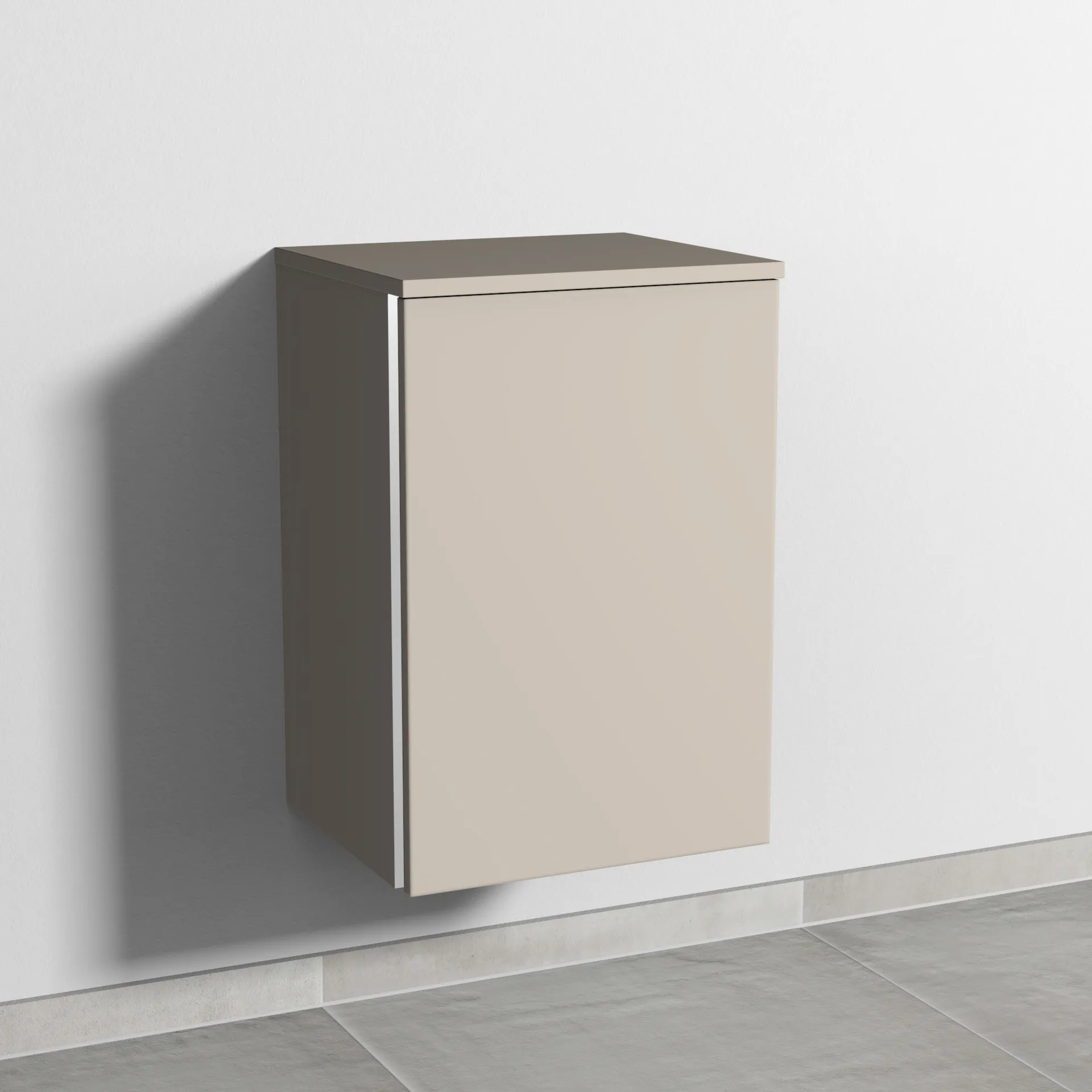 Sanipa Unterschrank „3way“ 400 × 580 × 345 mm Anschlag rechts, in Kaschmir (matt), Anschlag rechts
