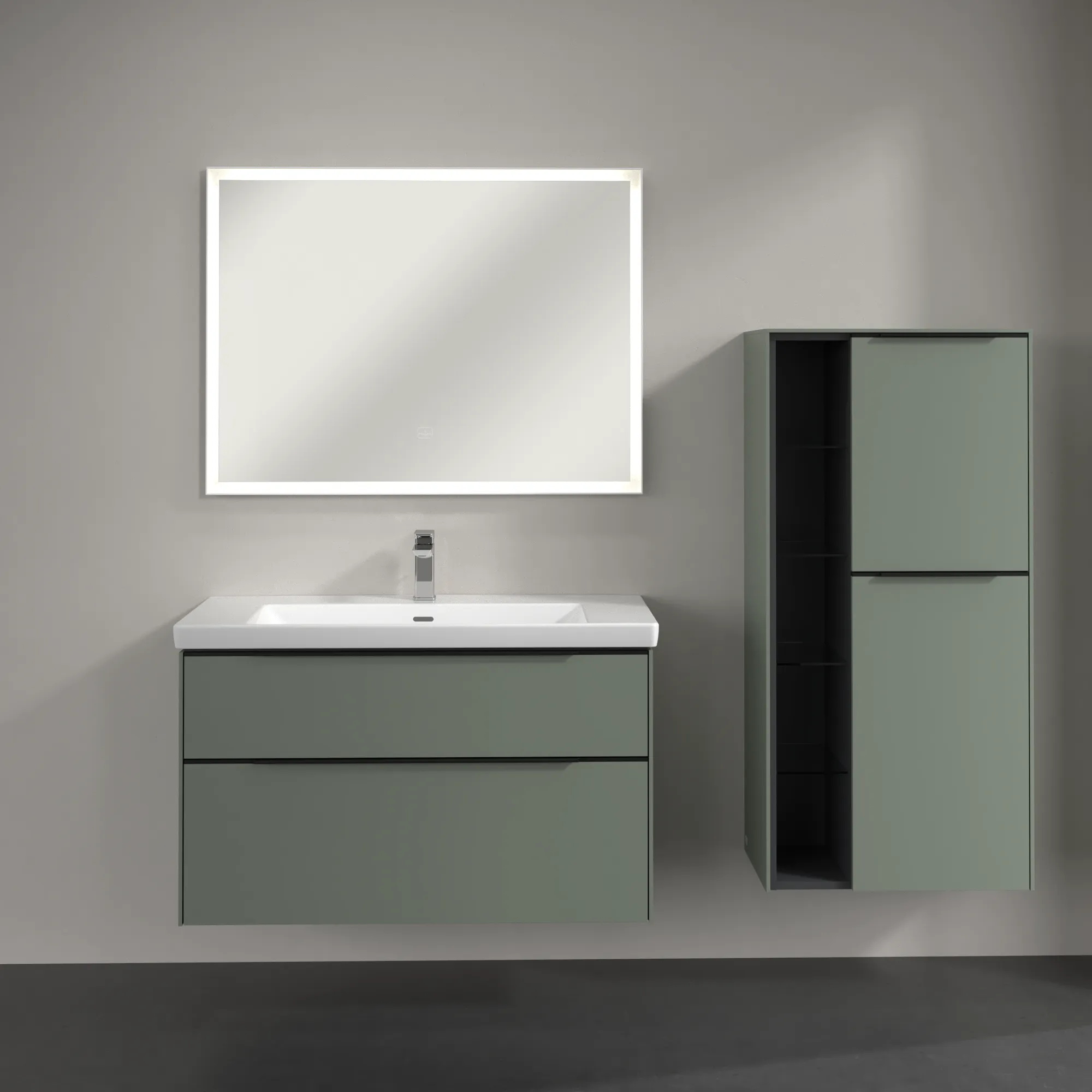 Villeroy & Boch Mittelschrank „Subway 3.0“ 57,4 × 120 × 36,2 × 36,2 cm 2 Türen, Anschlag (Scharnier) rechts, 2 Türen, Anschlag rechts Villeroy & Boch Mittelschrank „Subway 3.0“ 57,4 × 120 × 36,2 × 36,2 cm 2 Türen, Anschlag (Scharnier) rechts, 2 Türen, Anschlag rechts