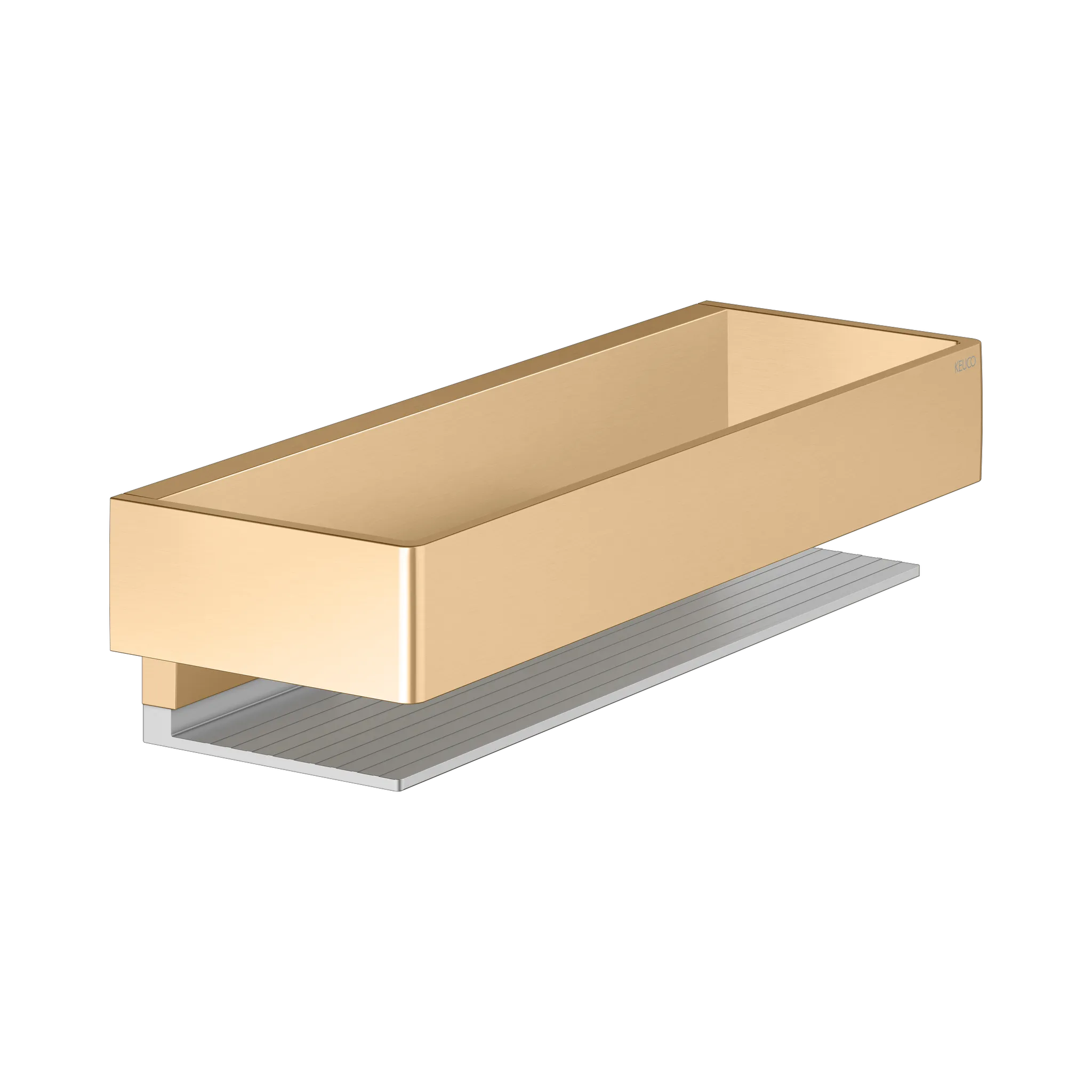 KEUCO EDITION 11 Duschablage Messing gebürstet / Alu KEUCO EDITION 11 Duschablage Messing gebürstet / Alu