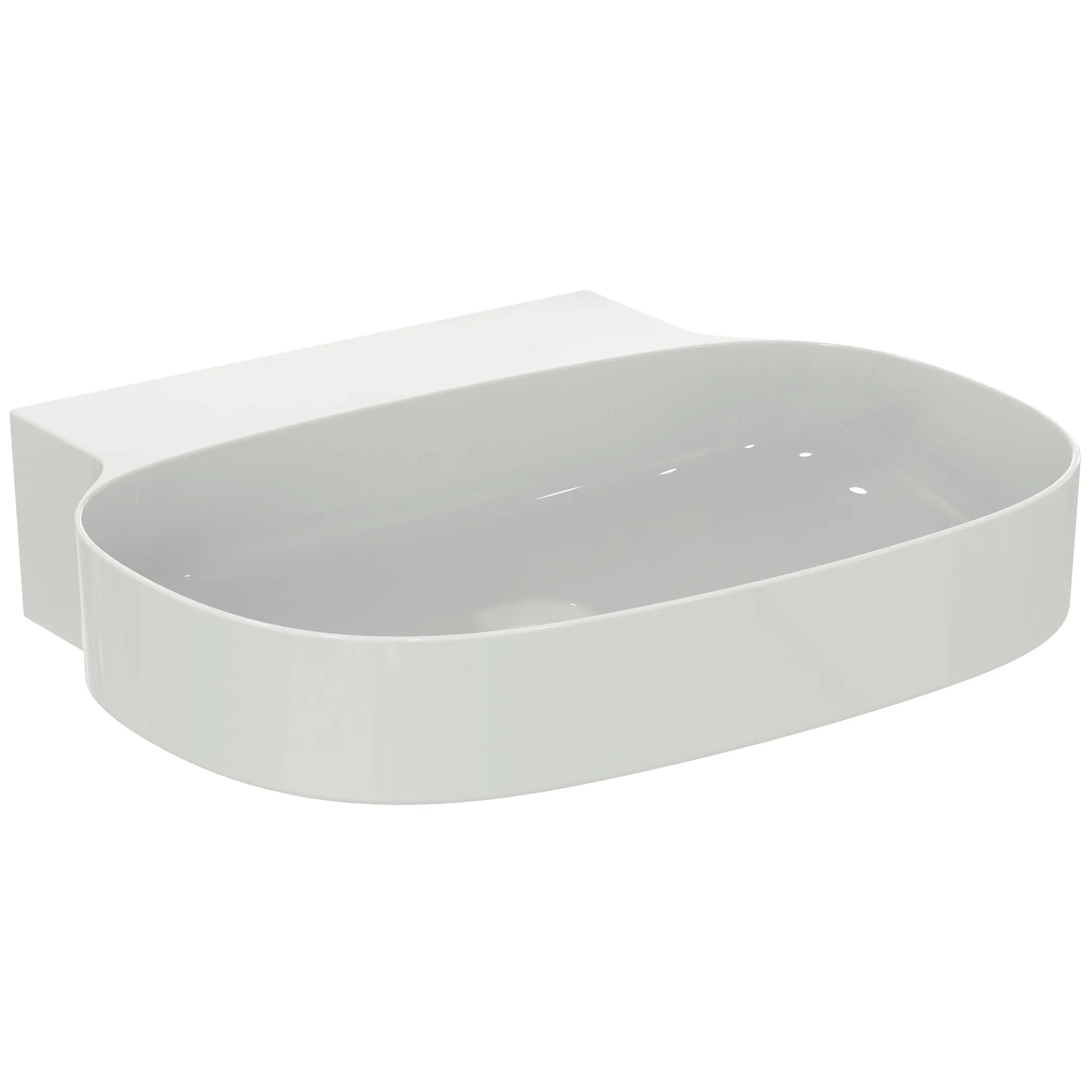 Waschbecken „Linda-X“ 60 × 50 × 13,5 cm in Weiß Waschbecken „Linda-X“ 60 × 50 × 13,5 cm in Weiß