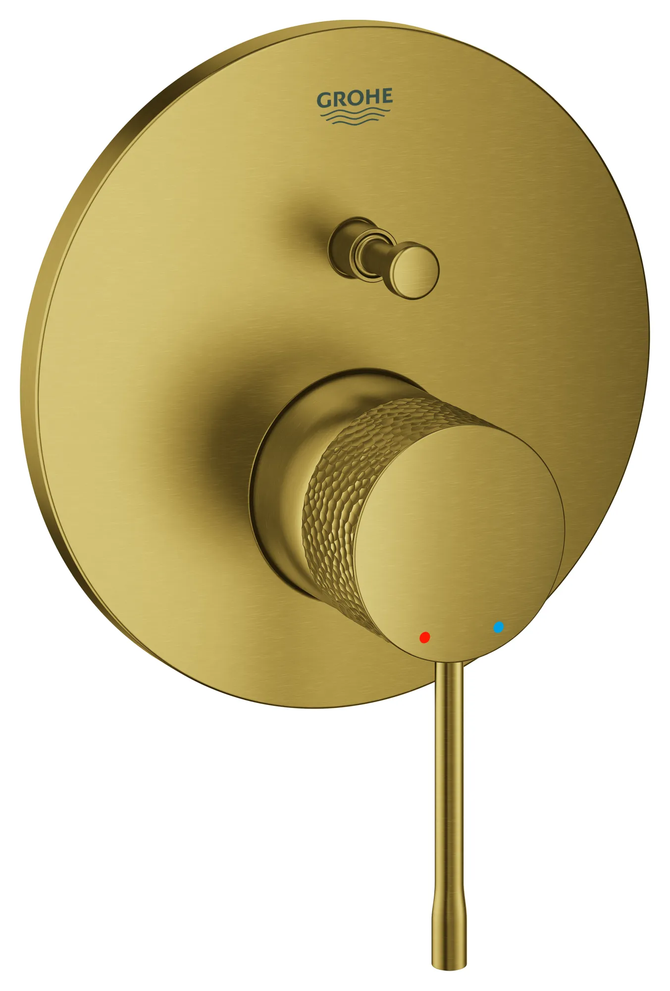 Grohe Essence Einhand-Wannenbatterie Fertigmontageset für Grohe Rapido SmartBox (35 604), crafted cool sunrise gebürstet