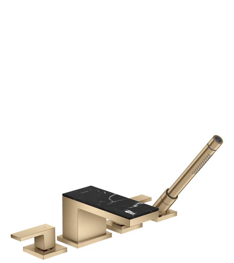 Hansgrohe AXOR MyEdition Platte 200 mm Marmor Nero Marquina abnehmbar