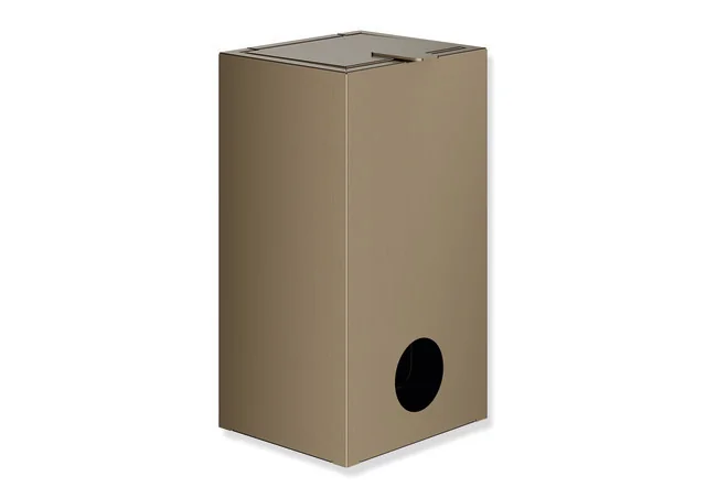 HEWI Hygienekombination System 900, Edelstahl PVD Bronze gebürstet, 160 x 290 x 140 mm, 6 Liter Fassungsvermögen, Wandmontage
