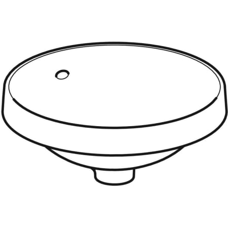 Einbauwaschtisch „Variform“, rund ⌀ 40 × 17,8 cm 