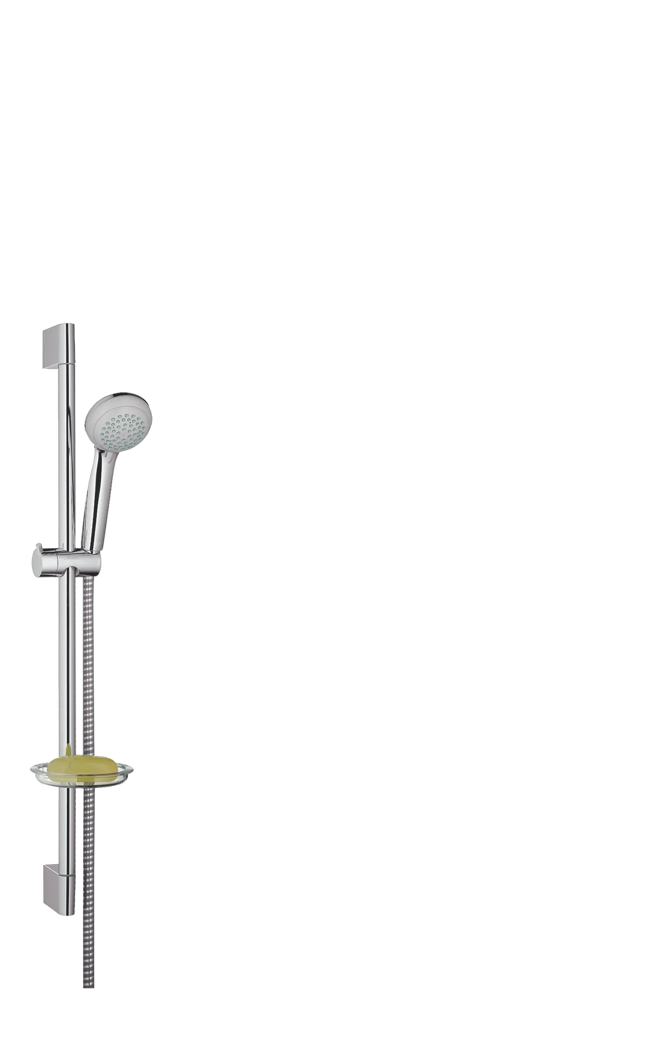 Hansgrohe Crometta 85 Brauseset Vario, Handbrause, 65 cm Stange, Seifenschale, Chrom Hansgrohe Crometta 85 Brauseset Vario, Handbrause, 65 cm Stange, Seifenschale, Chrom
