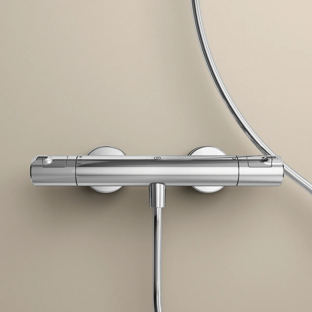Brausethermostat Aufputz Ceratherm T50, Ausladung 78mm, Chrom Brausethermostat Aufputz Ceratherm T50, Ausladung 78mm, Chrom