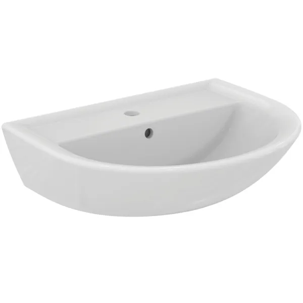 Waschbecken „Eurovit“ 60 × 47 × 17,5 cm, Hahnlochposition mittig