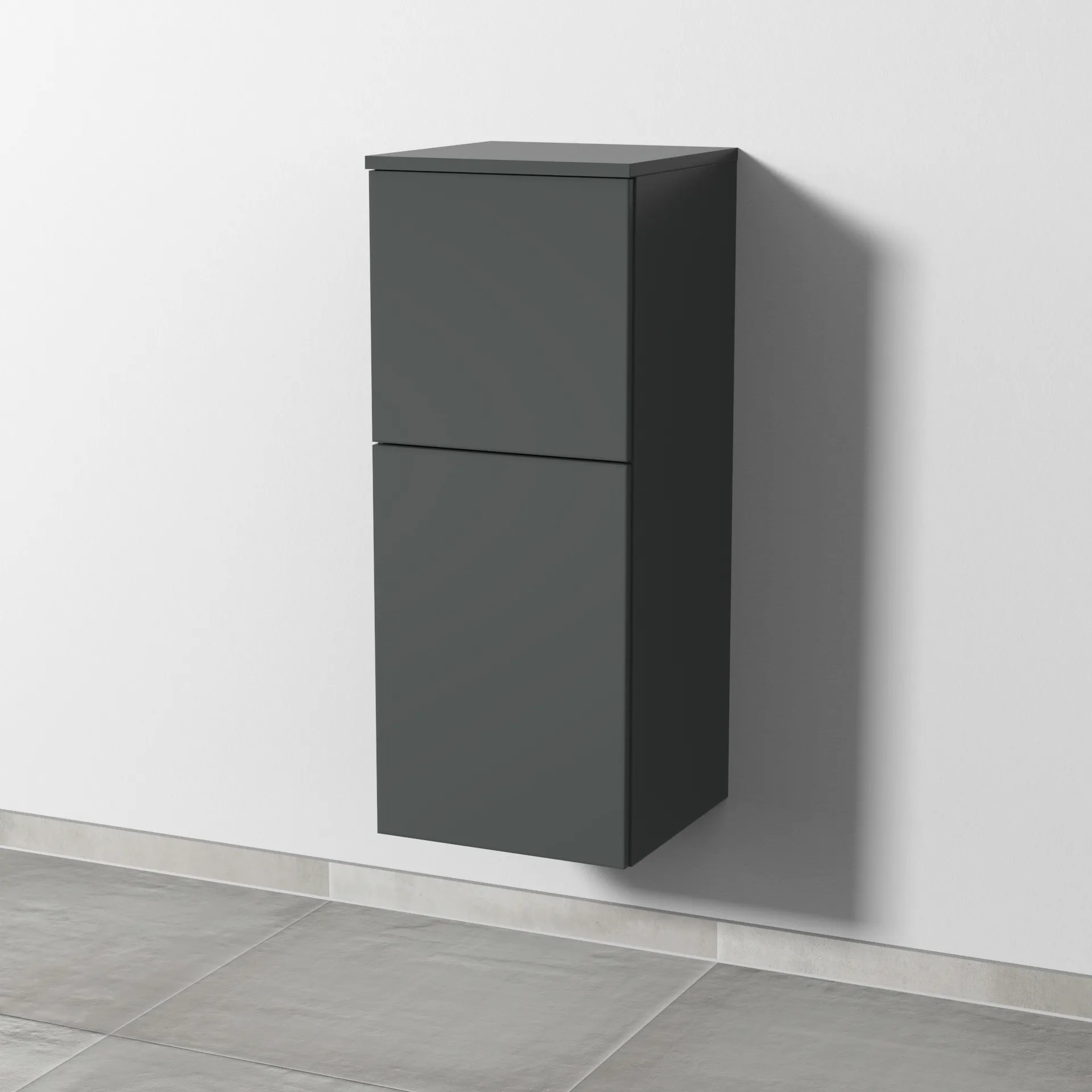 Sanipa Mittelschrank „3way“ 350 × 850 × 345 mm Anschlag links, in Anthrazit (matt), Anschlag links