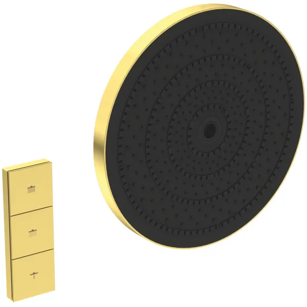 Regenbrause Idealrain Solos Brushed Gold Regenbrause Idealrain Solos Brushed Gold