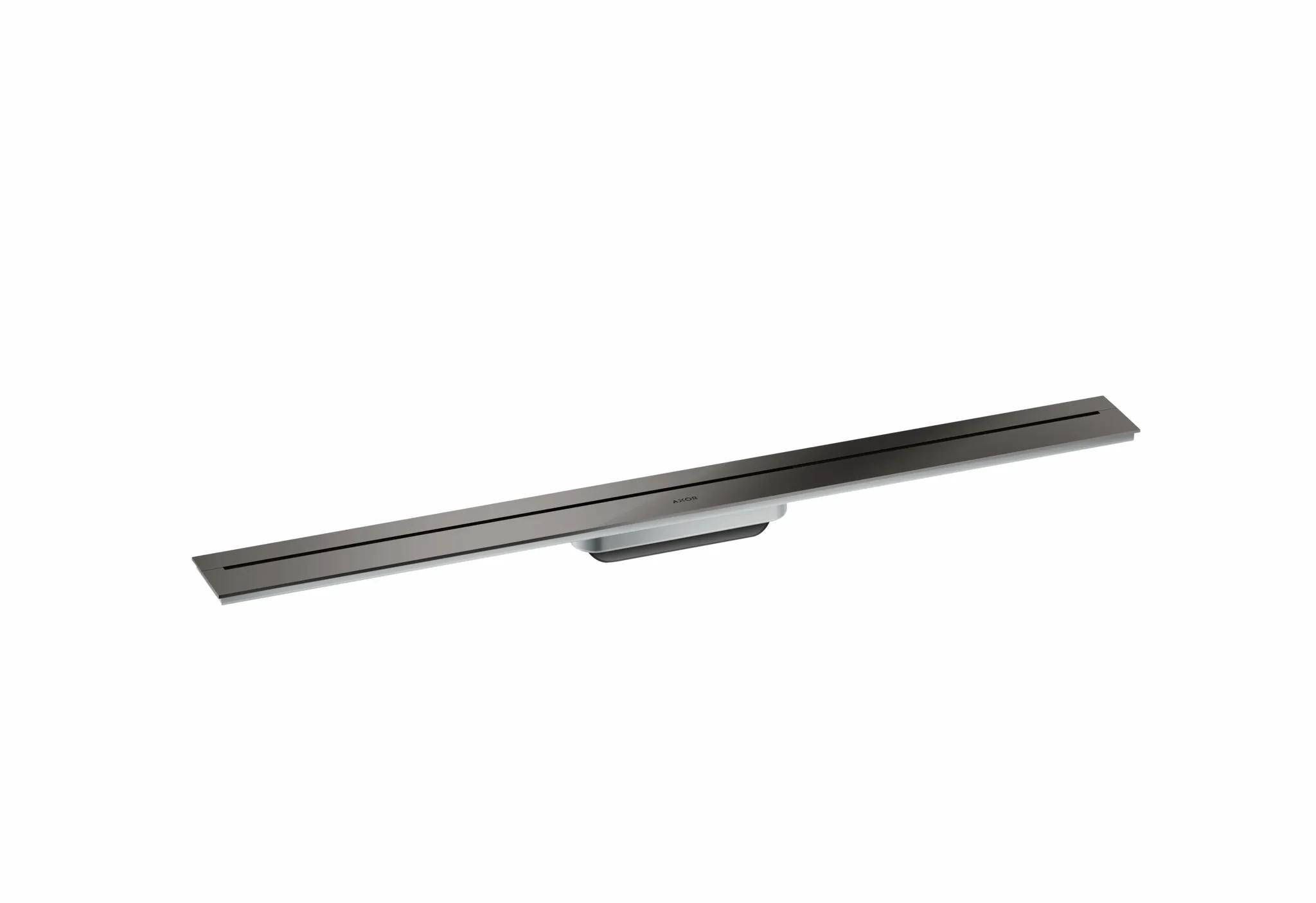 Hansgrohe AXOR Drain Fertigset Duschrinne 900mm zur Wandmontage, Polished Black Chrome