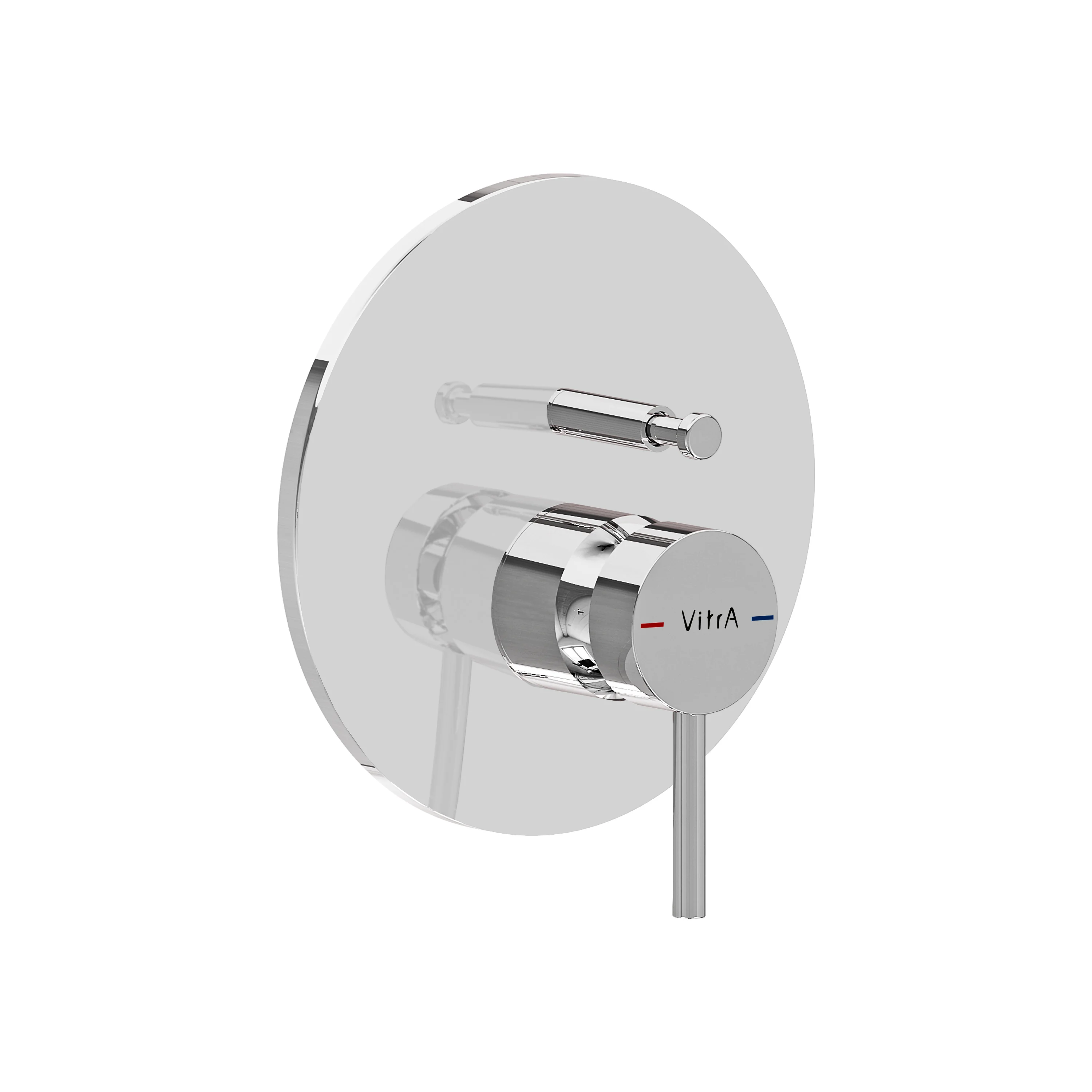 Minimax Round Einhebel-Wannenfüll- und Brausearmatur V-Box Unterputzmontage Chrom