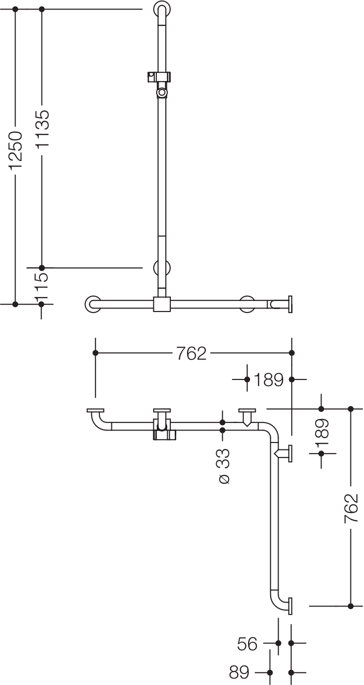 HEWI Haltegriff „Serie 801“