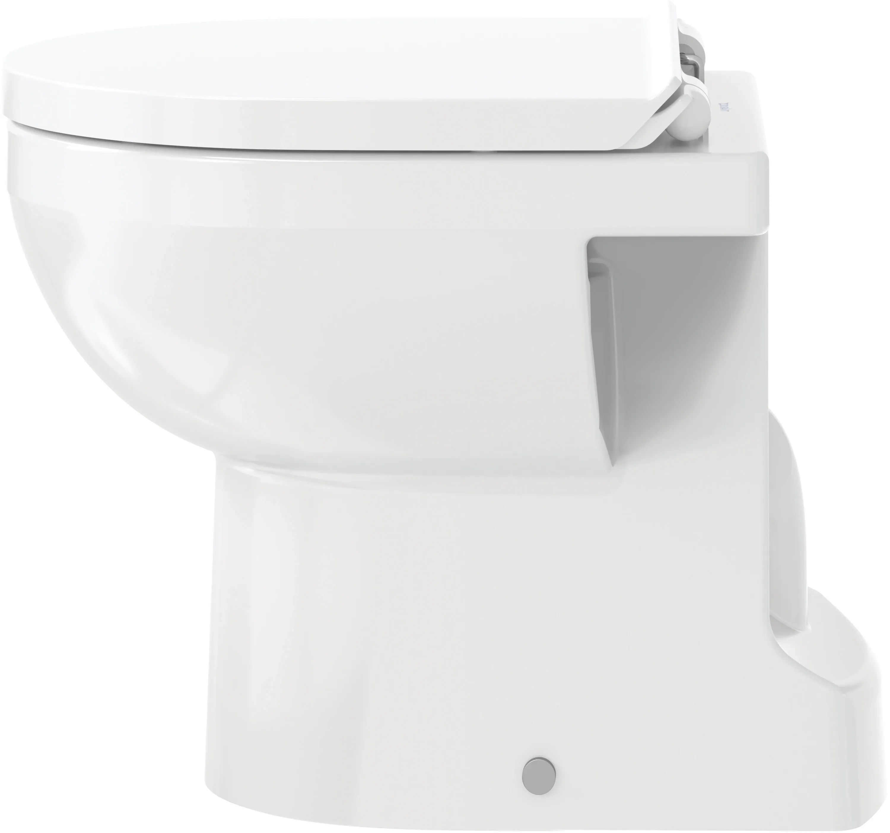 Duravit WC-Sitz „No.1“ 37,3 × 43 × 4,3 cm in, Scharniere Edelstahl