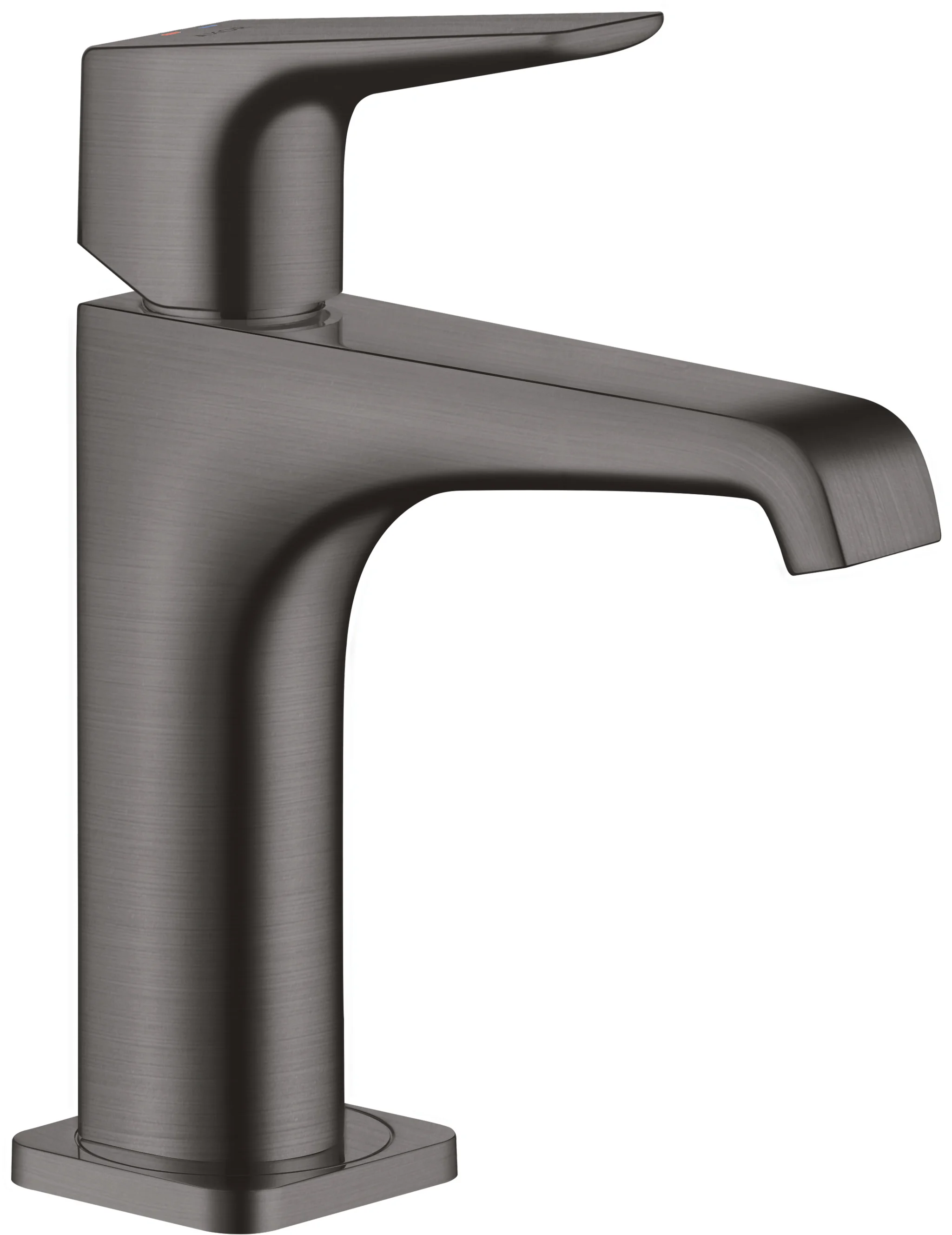 Hansgrohe AXOR Citterio E Einhebel-Waschtischmischer 130, Hebelgriff BBC, Brushed Black Chrome, Ausladung 143 mm, Auslaufhöhe 126 mm