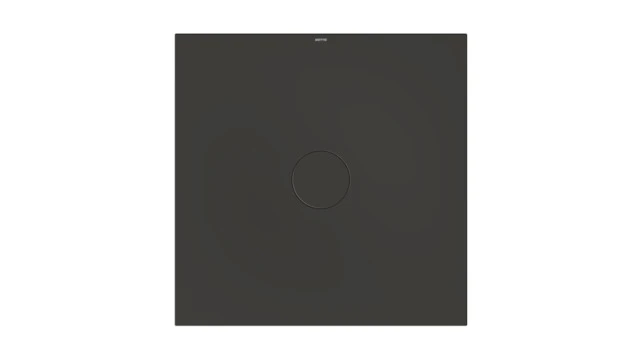 Bette quadrat Duschwanne „BetteAir“ 1000 × 1000 mm mit BetteAntirutsch Pro, ohne Oberflächenveredelung, mit Minimum-Wannenträger, in Anthracite