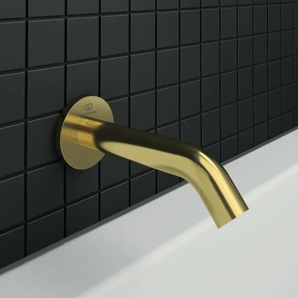 Ideal Standard Wandauslauf Joy, Ausladung 160 mm, Brushed Gold Ideal Standard Wandauslauf Joy, Ausladung 160 mm, Brushed Gold