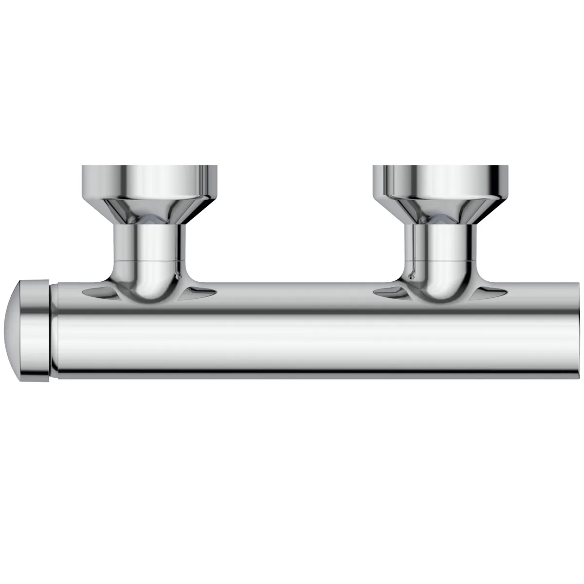 Brausearmatur Aufputz Melange, Ausladung 79-84mm, Chrom Brausearmatur Aufputz Melange, Ausladung 79-84mm, Chrom