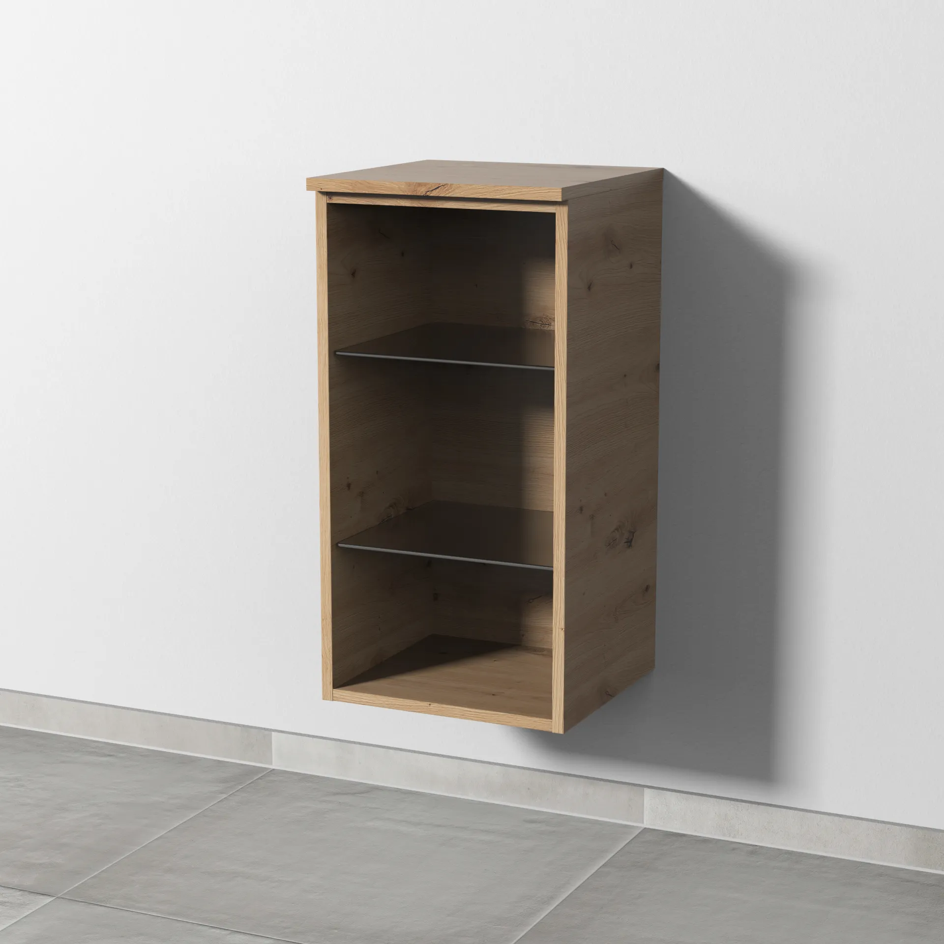 Sanipa Regal „3way“ 350 × 680 × 328 mm in Eiche Natural-Touch Sanipa Regal „3way“ 350 × 680 × 328 mm in Eiche Natural-Touch
