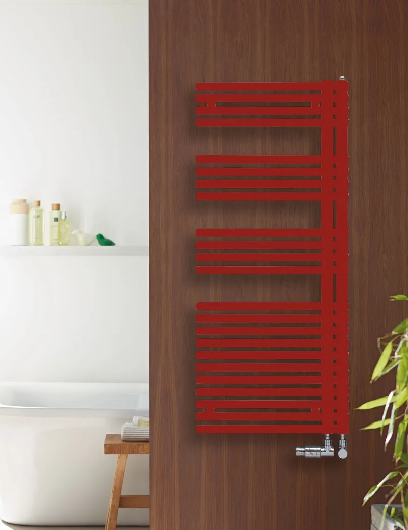 Zehnder Forma Asym, links LFAL-170-050 – Badheizkörper in RAL 9016