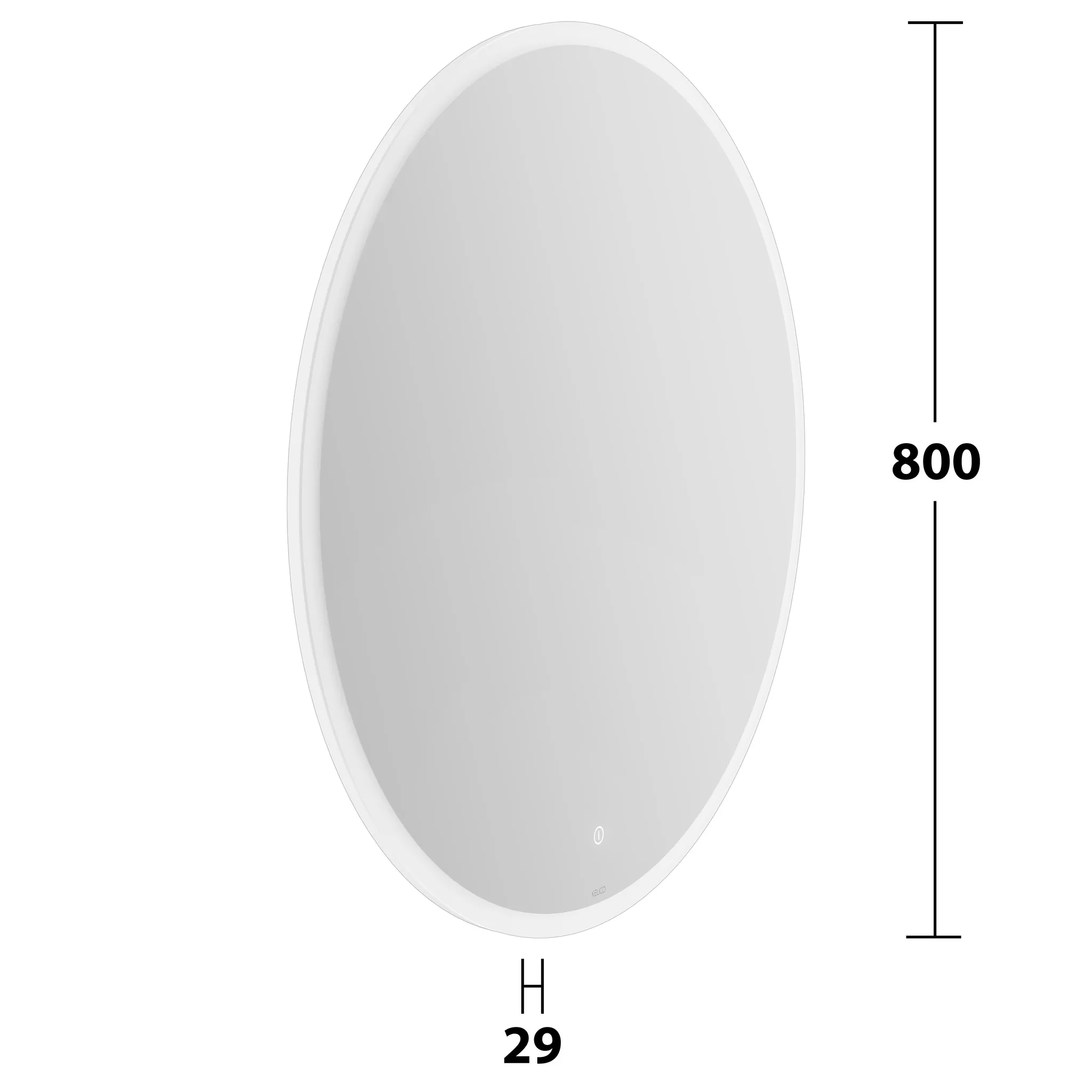 KEUCO Spiegel ⌀ 800 mm
