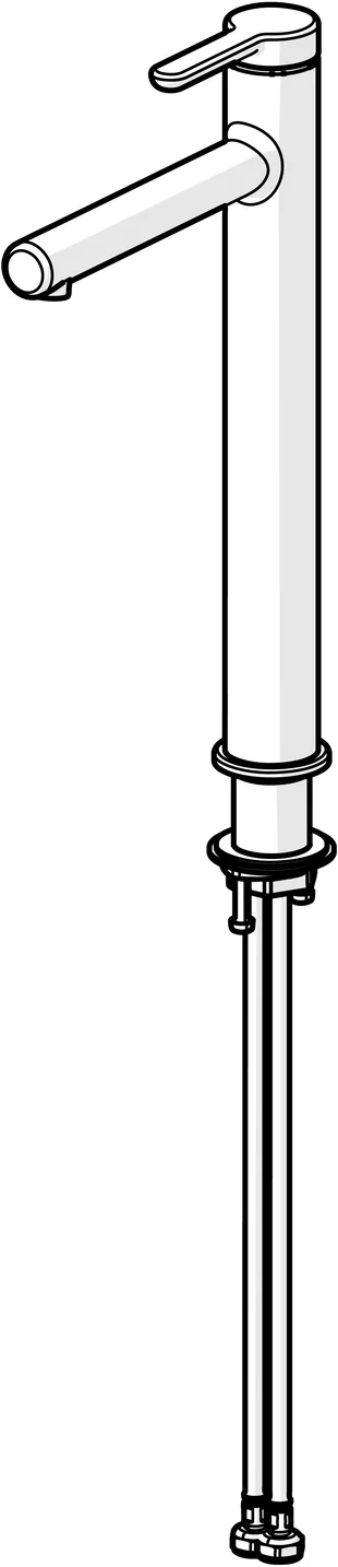 HansaDESIGNO Style Waschtischarmatur, Einhebelmischer, Ausladung 171 mm DN15 Chrom