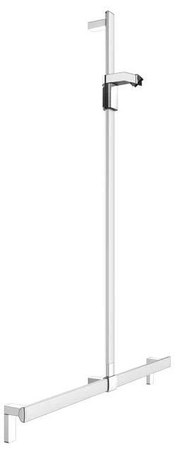KEUCO AXESS Duschhandlauf mit Brausestange 1000/1300 mm silber-eloxiert KEUCO AXESS Duschhandlauf mit Brausestange 1000/1300 mm silber-eloxiert