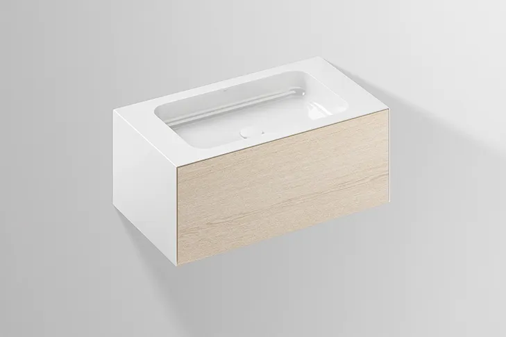 Alape Waschplatz Folio2 Eiche gebürstet