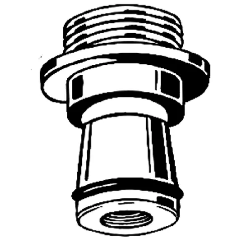 Universal-Adapter 12037, für Armaturen mit Überwurfmutter 3/4'' in Verbindung mit Standanschluss 12 03, chrom Universal-Adapter 12037, für Armaturen mit Überwurfmutter 3/4'' in Verbindung mit Standanschluss 12 03, chrom