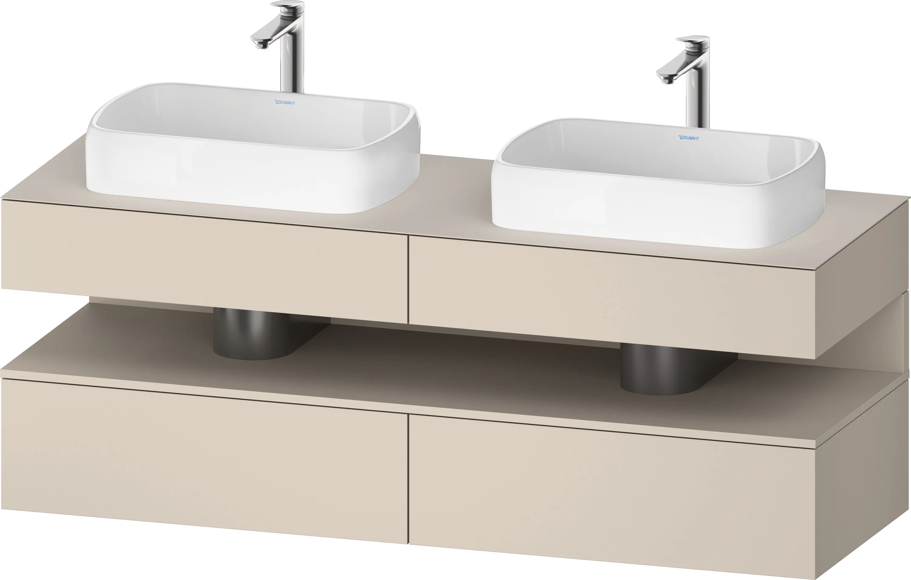 Duravit Waschtischunterschrank wandhängend „Qatego“ 160 × 60 × 55 cm