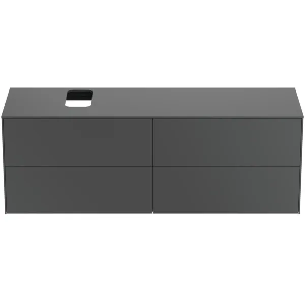Ideal Standard Waschtischunterschrank Conca, 4 Auszüge, Anthrazit Ideal Standard Waschtischunterschrank Conca, 4 Auszüge, Anthrazit
