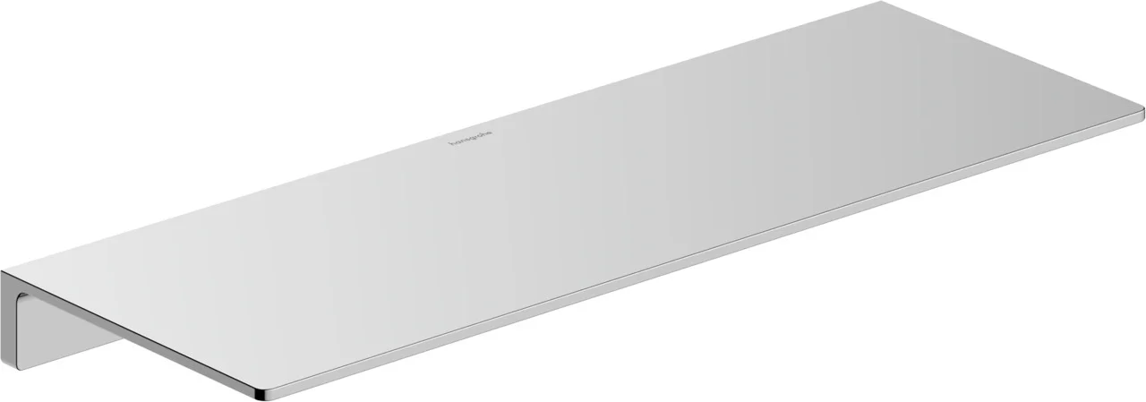 Hansgrohe AddStoris Ablage in Chrom, 400 mm Länge, wandmontiert mit verdeckter Befestigung