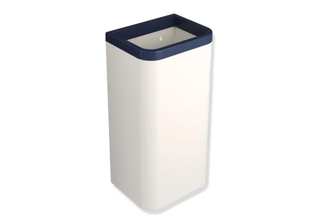HEWI Papierabfallbehälter „Serie 477“ 34,1 × 65,5 × 26,1 cm in Stahlblau HEWI Papierabfallbehälter „Serie 477“ 34,1 × 65,5 × 26,1 cm in Stahlblau