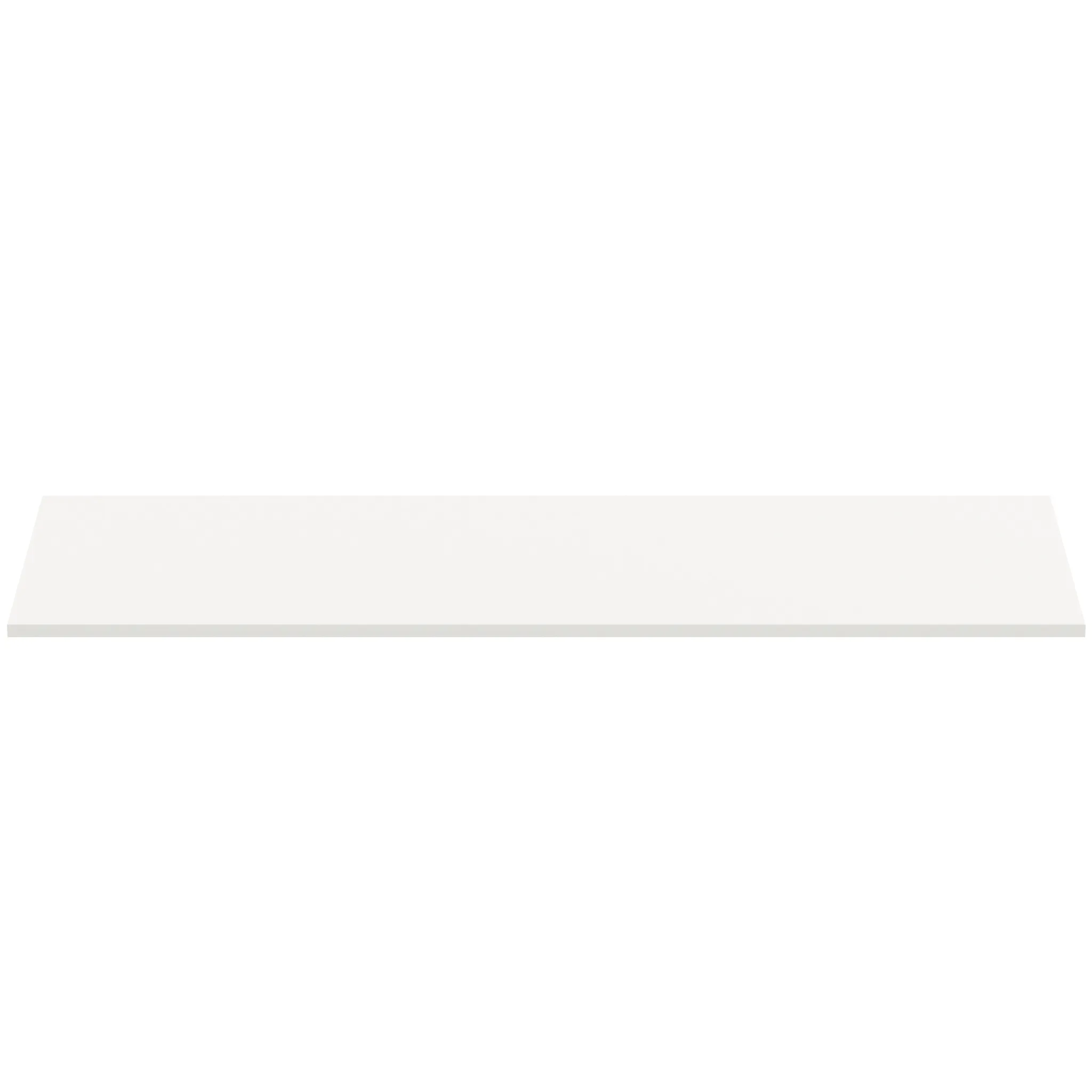Waschtischplatte i.life B ohne Ausschnitt 1404x506x18mm Weiß matt