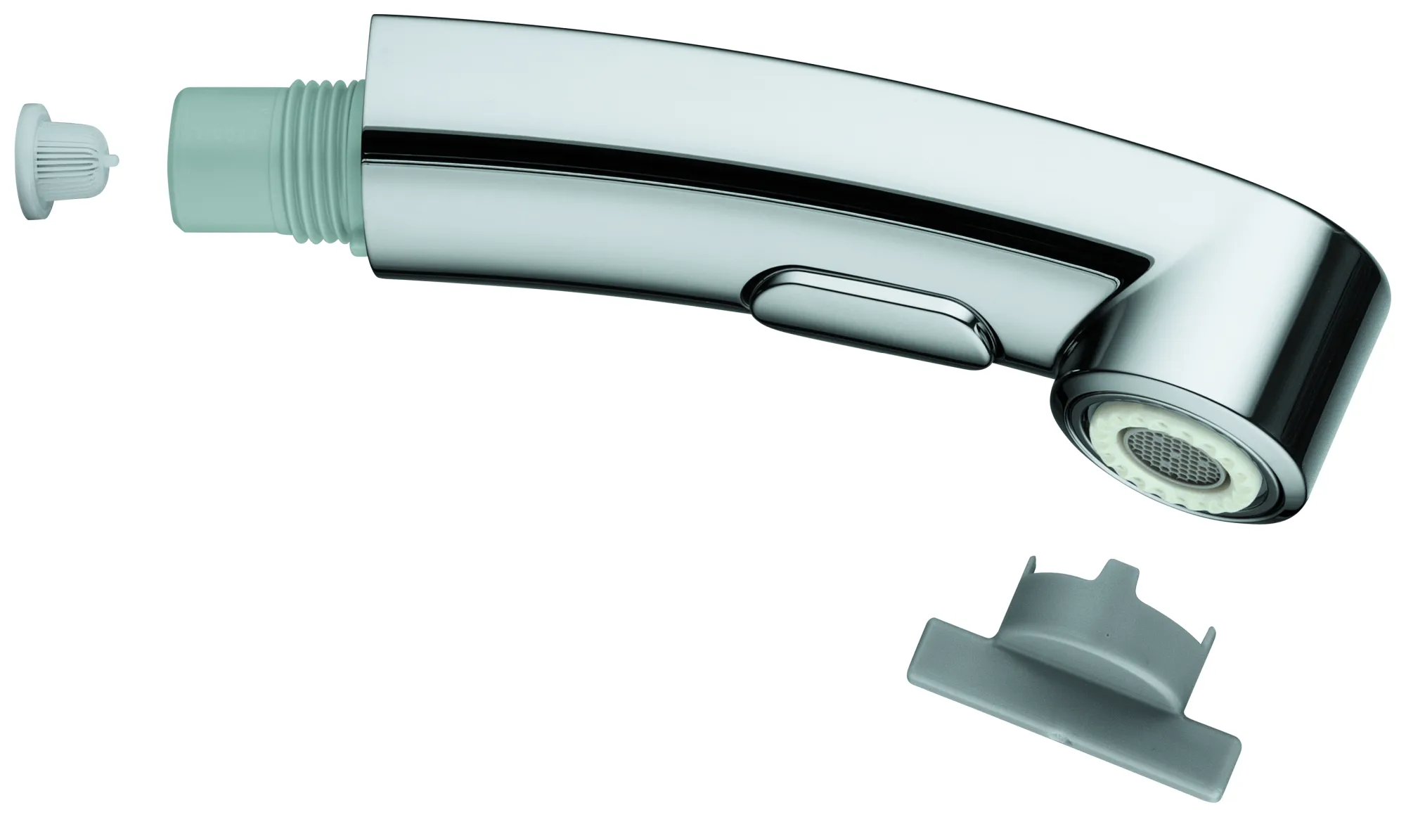 Spülbrause 46956, Laminarstrahl/Brausestrahl, automatische Rückstellung auf Laminarstrahl, chrom - Sonderangebot Spülbrause 46956, Laminarstrahl/Brausestrahl, automatische Rückstellung auf Laminarstrahl, chrom - Sonderangebot