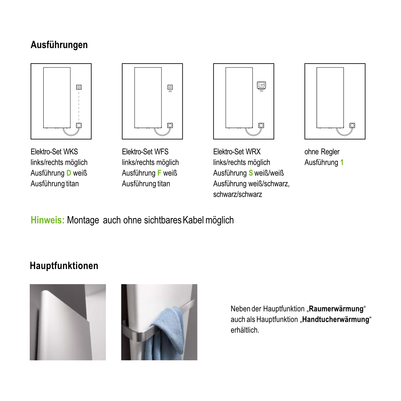 Kermi Design-Elektroheizkörper „Pateo®-E“ 50 × 152,5 cm in Farbkonzept Kermi Design-Elektroheizkörper „Pateo®-E“ 50 × 152,5 cm in Farbkonzept