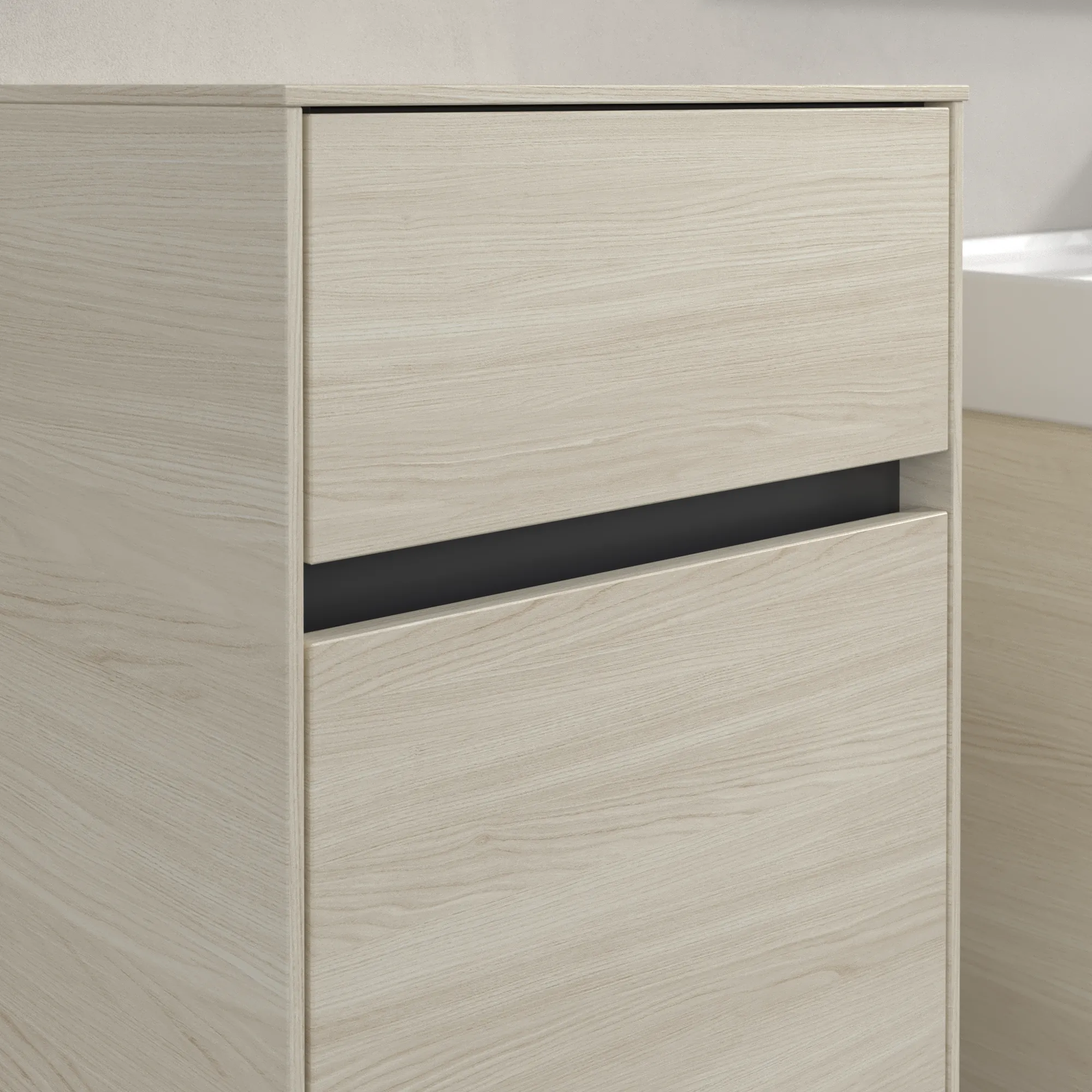 Villeroy & Boch Seitenschrank „Collaro“ 1 Tür, 1 Auszug / Schublade 40,4 × 74,8 × 34,9 cm 1 Tür, Anschlag (Scharnier) links, 1 Auszug / Schublade Villeroy & Boch Seitenschrank „Collaro“ 1 Tür, 1 Auszug / Schublade 40,4 × 74,8 × 34,9 cm 1 Tür, Anschlag (Scharnier) links, 1 Auszug / Schublade