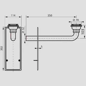 Fertigbauset Wandeinbaugeruchverschluss weiß Fertigbauset Wandeinbaugeruchverschluss weiß