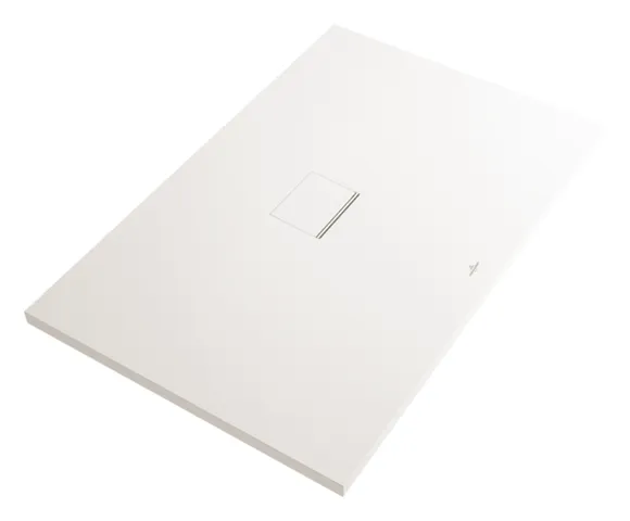 Villeroy & Boch rechteck Duschwanne „Squaro Infinity“ 180 × 100 cm in Stone White