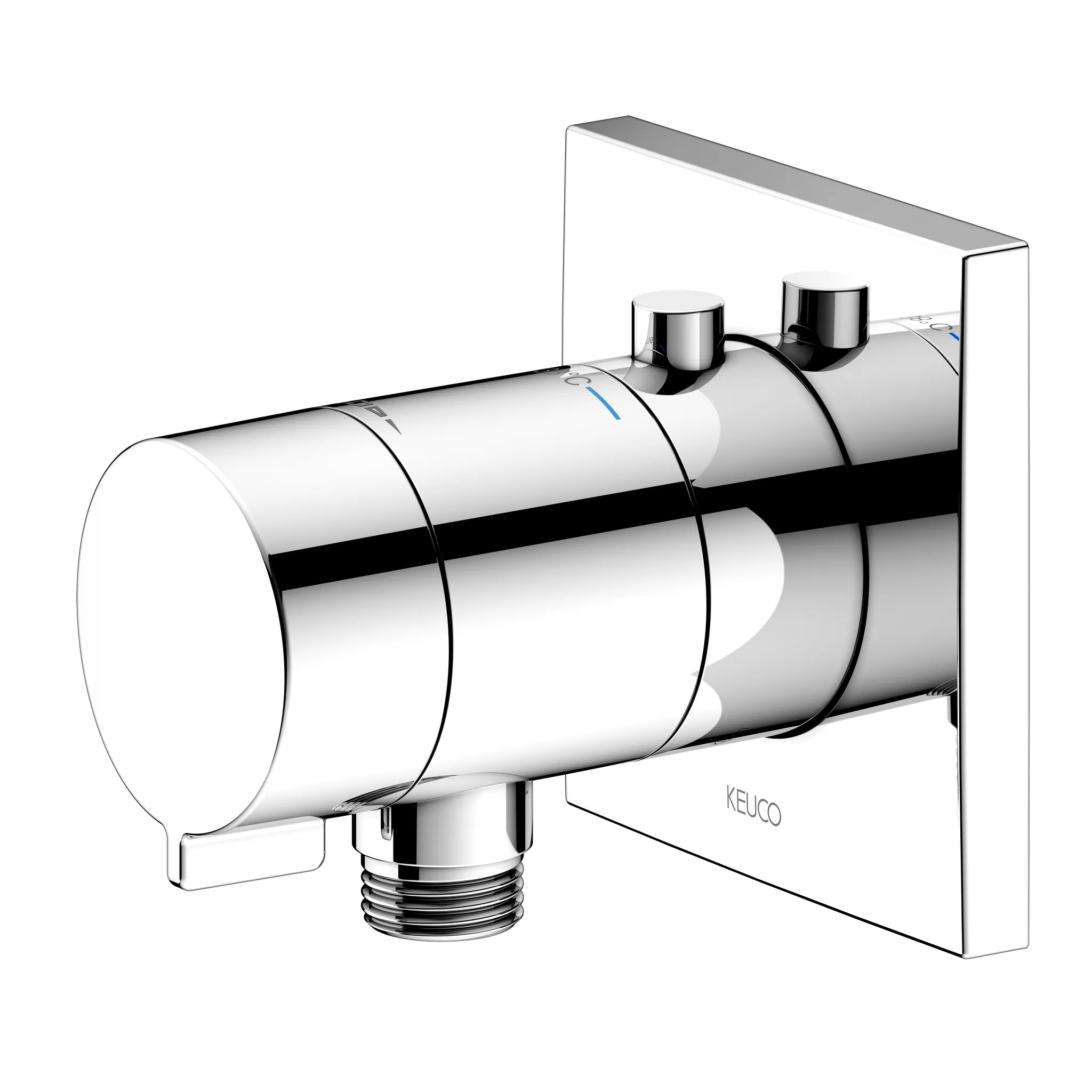 IXMO 59554010002 IXMO_solo Thermostat mit Schlauchanschluß eckig verchromt IXMO 59554010002 IXMO_solo Thermostat mit Schlauchanschluß eckig verchromt