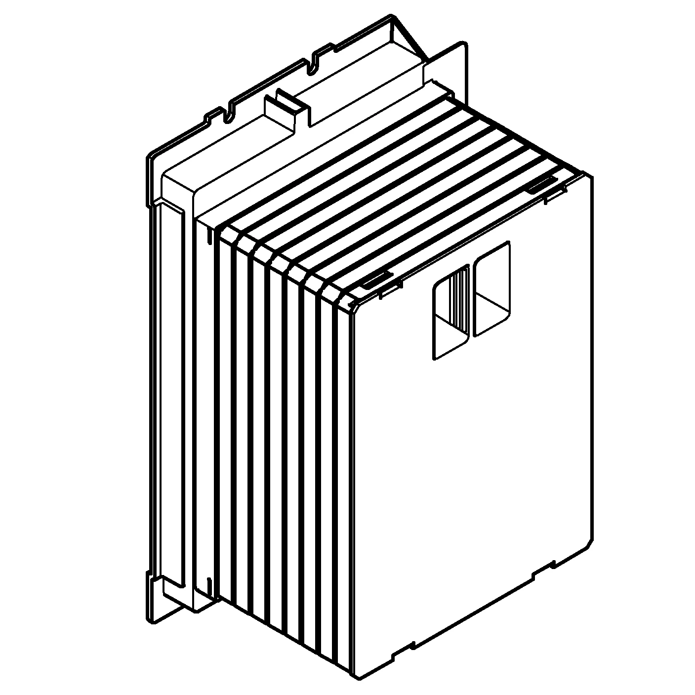 Revisionsschacht 40950, für kleine Abdeckplatten, für Rapid SL und Uniset mit 0,82 m/1,00 m Bauhöhe