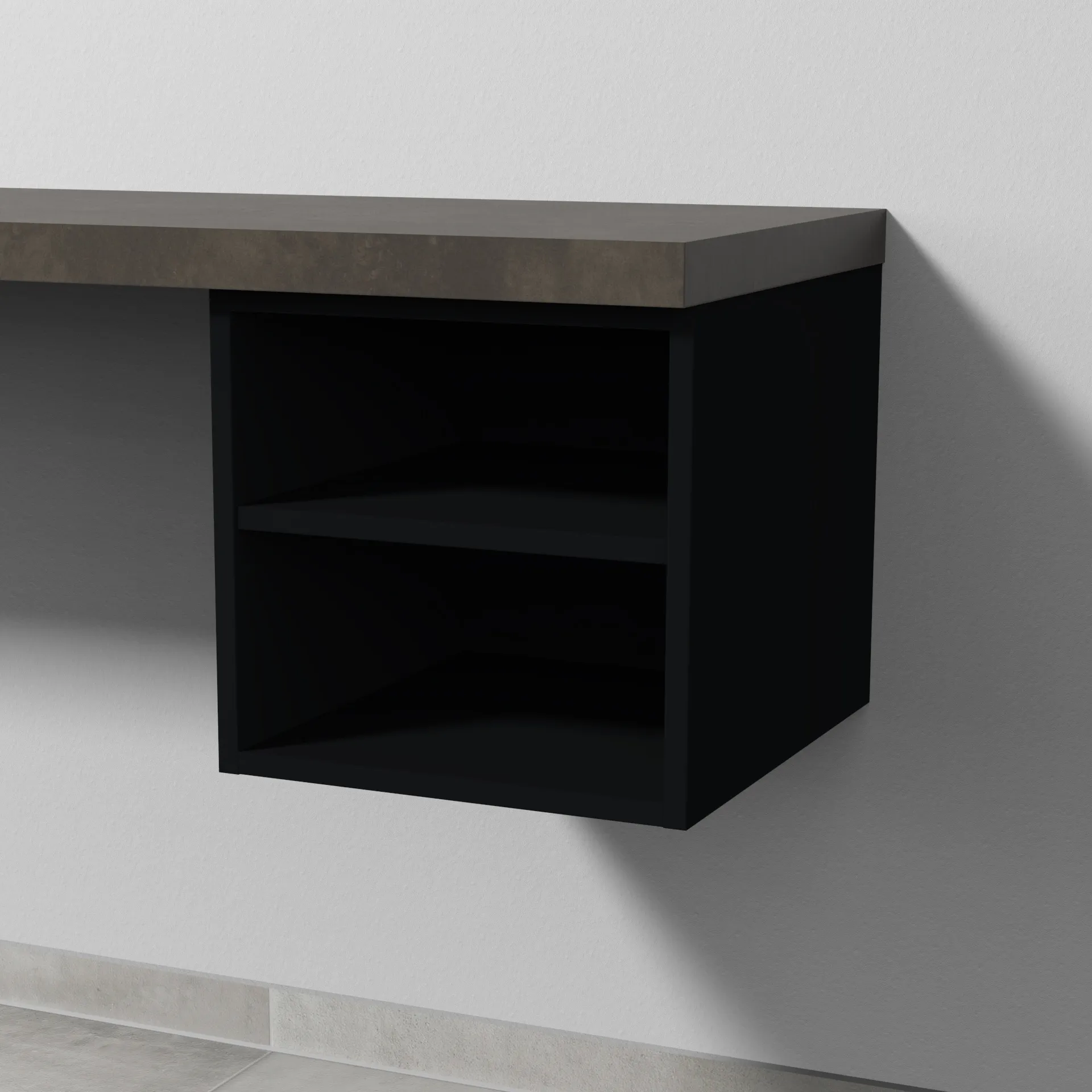 Sanipa Anbauregal „2morrow“ 350 × 340 × 398 mm in Schwarz (matt) Sanipa Anbauregal „2morrow“ 350 × 340 × 398 mm in Schwarz (matt)