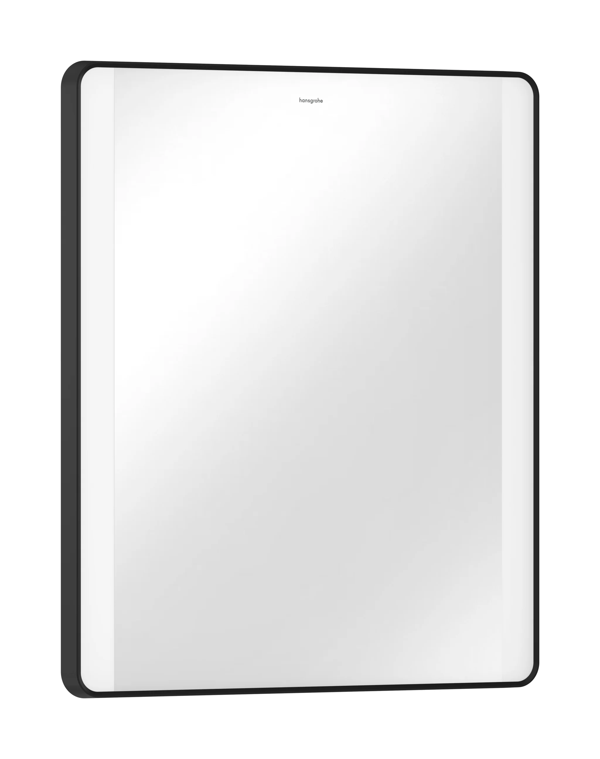 Hansgrohe Xarita Lite Q Spiegel mit seitlicher LED-Beleuchtung, Mattschwarz, Maße 600x700x30 mm Hansgrohe Xarita Lite Q Spiegel mit seitlicher LED-Beleuchtung, Mattschwarz, Maße 600x700x30 mm