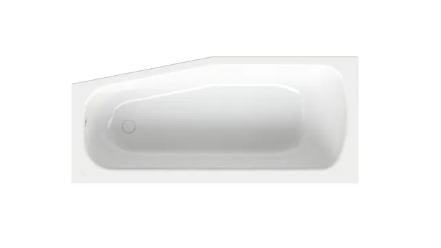Bette Bambino Badewanne, rechts, weiß, 1570 x 700 mm, 30 mm Randhöhe, 1-Sitzer, Raumspar-Badewanne