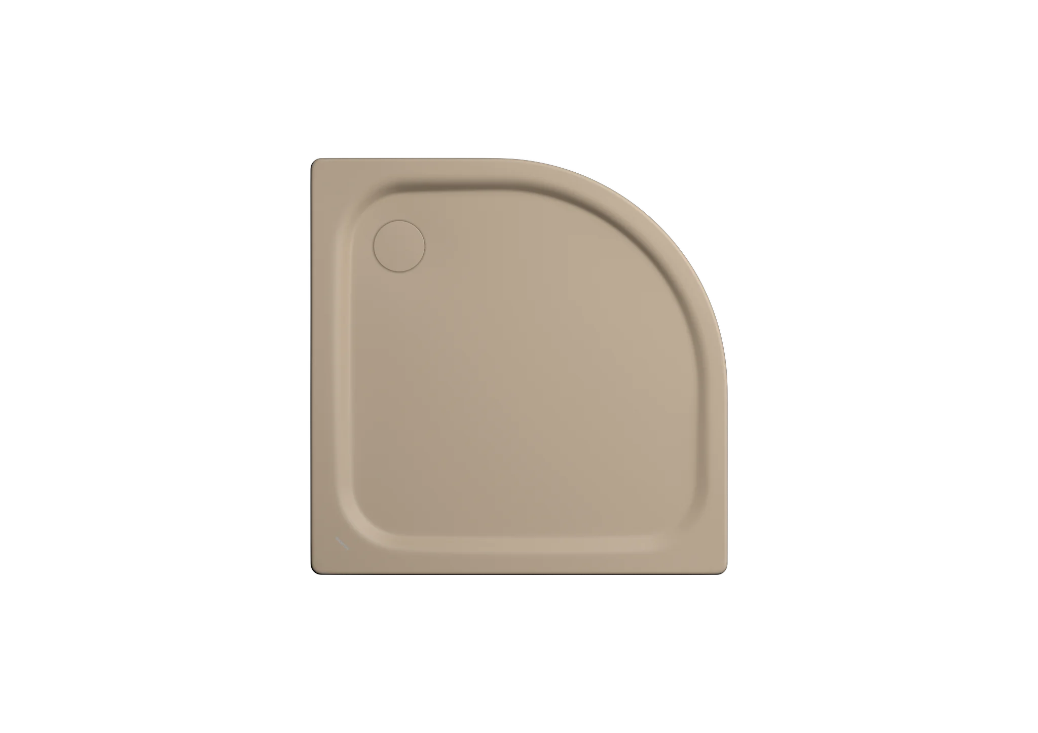 Kaldewei ZIRKON MIT WANNENTRÄGER Duschfläche, 800x800x35 mm, warm beige 40