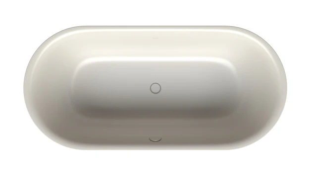 Bette oval Badewanne „BetteLux Oval Silhouette“ 190 × 90 cm in Flax