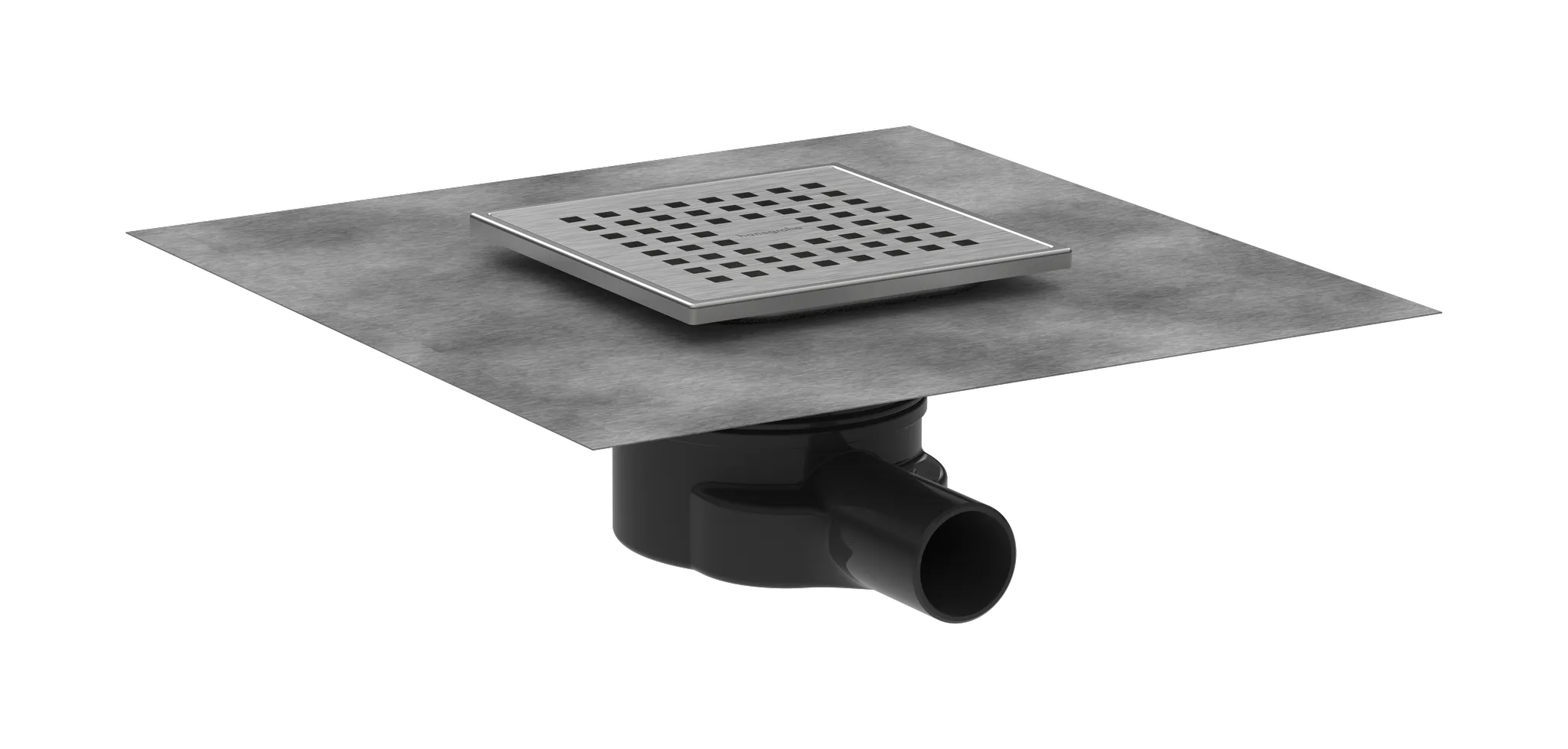 Hansgrohe Duschrinne „RainDrain Point“ in Edelstahl Hansgrohe Duschrinne „RainDrain Point“ in Edelstahl