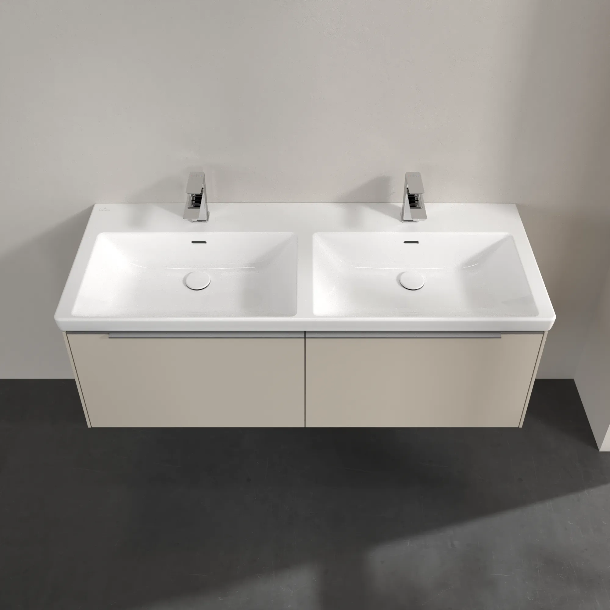 Villeroy & Boch Subway 3.0 Waschbeckenunterschrank C56700, 1272 x 429 x 478 mm, Cashmere Grey