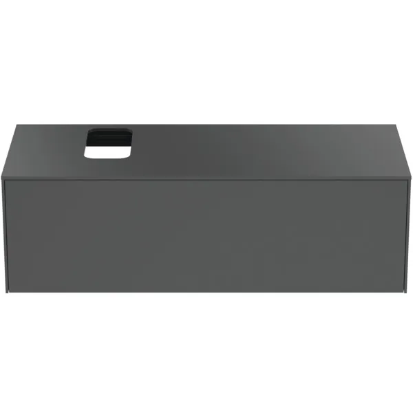 Ideal Standard Conca Waschtischunterschrank, Anthrazit matt, 1 Auszug, Push-Open mit Softclose, 1202x505x370 mm Ideal Standard Conca Waschtischunterschrank, Anthrazit matt, 1 Auszug, Push-Open mit Softclose, 1202x505x370 mm