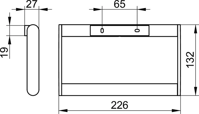 Plan 14921070000 Handtuchring Edelstahl